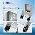 Miniatyrbillede 2 af 5: 740162-1 Metalbeslag Transducer Monteringsbeslag til Si G2N MXNT