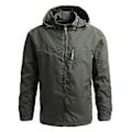 Miniatyrbilde 1 av 4: Vindtette Jakker For Menn Voksne Menn's Lett Soft-shell Jakke For Vandring Reise Casual Wear (L Army Green)
