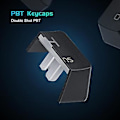 Pikkukuva 1 / 5: Bluetooth/2.4g/usb 60% Mekaniikka Peliklaviatura Rgb Hotswappable Pbt-näppäimet Langaton/johdollinen Klaviatura
