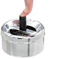 Miniatyrbild 4 av 5: Askkopp Small Silver Utomhus Askkopp Krom Utomhus Askkopp Med