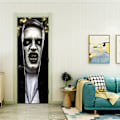 Pikkukuva 1 / 5: Halloween 3D Nun Ovikelli, 30 x 80 Tuumaa Pelottava Haamu Nun Lifel