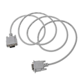 Miniatyrbild 2 av 5: VGA DB15 Han till RS232 DB9 Han Adapterkabel / Video Graphic Förlängningskabel (Vit, 1.4M)