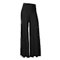Miniatyrbilde 1 av 2: Dame Fit & Flare Enkle Bukser Myke Pustende Casual Lange Bukser Sommer Sport Trening Yoga Dans Bukser (M Svart)