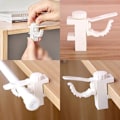 Miniatyrbilde 4 av 5: Gardinstangbrakett 2 stk Justerbar Tverrstang Plast Gardinstang F