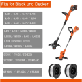 Pikkukuva 5 / 5: Nylon Line Spool Varaosat Reunaleikkuri Musta ja Decker A6481 A6485 A