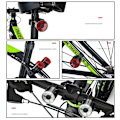 Miniatyrbillede 2 af 5: 2 stk. Nye Cykel Baglygter Aluminium Legering Hjelm Lys Nat Kørsel
