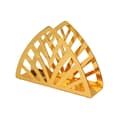 13*4*9cm, (triangulär V-titan guld) 1 handdukshållare Handduk