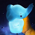 Miniatyrbillede 4 af 5: LED natlampe baby elefant form, børns sengelampe