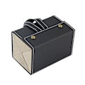 Miniatyrbillede 1 af 3: Læder Opbevaringsæske til Flere Briller PU Læder 2/3/4/5/6 Par Solbriller Holder Æske Brilleholder (L6401 Sort)