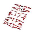 Pikkukuva 3 / 5: 1/16 RC Auton Osat Päivitys DIY Tukevat Ajoneuvon Osat Ammattimaiset RC Autotarvikkeet Korvaus 16209 16207 16210 M162 RC Autolle (Punainen)