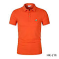 Pikkukuva 1 / 5: Miesten uusi kosteutta siirtävä nopeasti kuivuva yksivärinen pikeepaita brodeeratulla poolokauluksella (4XL oranssi)