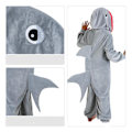 Pikkukuva 3 / 3: Näytä puku Hai lapset Piirretty Pyjamat Halloween Puku.M 115-125.1