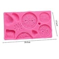 Miniatyrbillede 2 af 5: Silikone Fondantform, Fødevaregodkendt Silikone 3D Mini Ananas Chokoladeforme, Perfekt Til At Skabe Gummikage Dejform, Kagedekorationsværktøj Til