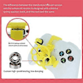Miniatyrbillede 3 af 5: Racing Spil Mini Rat 3D Print Hjul Ekstra Controller Spil Joystick Simulator Gamepad fo( Sort)