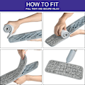 Miniatyrbilde 5 av 5: 6 stk Mopputskiftputer, Mikrofiber Spraymopp for Spraymopper, 16\"