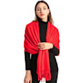 Miniatyrbillede 1 af 5: Pashmina Gaveægtebrudsgæst Vinter Sjal til Kvinder Shawl Fest Blød Tyk til Kvinder Stoles 200 x 70cm