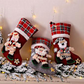 Miniatyrbilde 2 av 5: Jule-Strømpe Santa-Sekk Gave-Søtsaker-Pose Jule-Sokker Julepynt Juletre-Dekor Jul Nyttår 2024 Elg