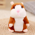 Miniatyrbild 2 av 5: Bedårande Intressant Prata Talande Inspelnings Hamster Mus Plysch Barn