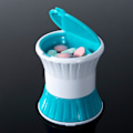 Miniatyrbilde 4 av 5: Pilleknuser, kutter, splitter, kvern - Pilleknuser pulverisator - Tablettkutter med liten pilleboksbeholder - Pillebryter, skiver, hakkesplitter