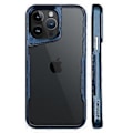 Miniatyrbilde 1 av 5: NEWZONE Deksel til iPhone 15 Pro Max, Matt, Fallsikkert TPU+Akryl Skall (Titanium Blå)