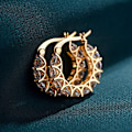 Miniatyrbillede 1 af 5: 2 pak Infinity Zirkon Gradient Hoops i Platin eller Guld