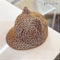 Miniatyrbild 4 av 5: Stråhatt för baby, pojke/flicka, enfärgad sommarhatt, andningsbar med öron, strandhatt för barn, flera färger (Khaki)