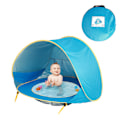 Miniatyrbillede 1 af 4: Baby Strandtelt Pop Up Bærbar Skygge Pool UV Beskyttelse Solhylde