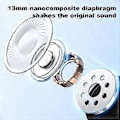 Pikkukuva 5 / 5: Vedenpitävät Bluetooth-nappikuulokkeet, Stereo Bass -langattomat nappikuulokkeet latauskotelolla ja LED-tehonäytöllä urheiluun