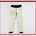 Miniatyrbild 4 av 5: Vinter Sherpa Fleecefodrade Leggings för Kvinnor, Hög Midja Elastiska Tjocka Cashmere Leggings Plush Varma Termiska (S Svart)