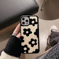 Miniatyrbillede 5 af 5: Kompatibel med iPhone 13 Pro Blød Tekstur Sød Blomst Klud Prot