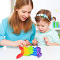 Miniatyrbild 5 av 5: Anti-stressleksaker, Pop Bubble, Fidget Sensory Toy, Silikon Squeez