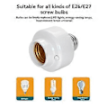 Miniatyrbillede 4 af 5: Wifi E26 E27 Smart Ledningsfri Lampeholder App Fjernbetjening Timer Support / Hjem og Anden Stemmestyring