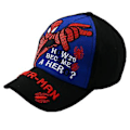 Miniatyrbild 2 av 2: Marvel Spiderman Basebollkeps Snapback Justerbar Hatt För Pojke Flicka (Svart)