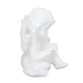 Miniatyrbillede 3 af 5: Kerub Statue Livagtigt Udseende Boglæsning Holdbar Resin Bredt Anvendt Haveengel til Soveværelse Kontor Bibliotek