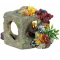 Miniatyrbillede 5 af 5: Polyresin Cube Habitat Akvarie Dekoration Størrelse S 12 x 11,5 x 11 cm,