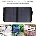 Miniatyrbillede 4 af 4: Solpanel Foldbar - Solpanel Polykrystallinsk Silicium Solnødsoplader Til Bilbatteri
