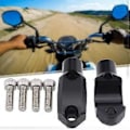 Miniatyrbillede 4 af 5: Hovedcylinder Spejl Klampe Monteringsbeslag Passer til R1250R 19-2021 ACC (Sort)