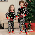 Miniatyrbillede 1 af 4: Julefamiliens Matchende Pyjamas Far Mor Datter Søn Trykt Natøj Ferie Soveværelse Jule PJs Sæt Pyjamas (9-10 År Børn)