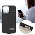 Miniatyrbilde 5 av 5: 6.7 Tommer 5500mAh Batterilader Etui Ekstern Powerbank Batteriladeetui for Iphone 12 Pro Max Svart