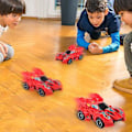 Miniatyrbillede 3 af 5: 2 stk. Transformerende Dinosaur Legetøj Dinosaur Transformer Bil Legetøj Træk Tilbage Dino Racer Bil Fødselsdag Ferie Legetøj Gaver Til Drenge Og Piger B