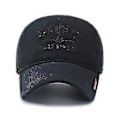 Miniatyrbillede 2 af 4: Baseball Cap Blød Udendørs Fritid Vild Ungdom Mænd (Marineblå)