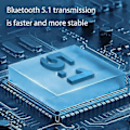 Pikkukuva 3 / 5: Bluetooth-kuuloketarjoukset - Asennettava kokoontaitettava langaton Bluetooth-kuuloke metallisirulla Bluetooth FM liitettävä kortti (violetti)