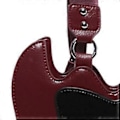 Miniatyrbild 3 av 5: Axelväska för kvinnor, lättvikts present, gitarrformad crossbody-väska för födelsedag, arbete (Röd)