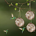 Miniatyrbillede 3 af 4: Legetøj til kæledyrsfugle Tyggelegetøj Fugl Rattan Bold Legetøj Til Papegøje Budgie