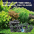 Miniatyrbillede 5 af 5: 1 stk Kreativ Akvarium Dekoration Landskab Harpiks Stenhave Akvarium Simulation Harpiks Stenhave  Style40