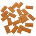 Pikkukuva 2 / 4: 20 kpl Bambusiruipäiväavainketjuriipus DIY Avaimenperäriipus Veistos Bambusiruriipus (60 x 30 mm)