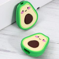 Miniatyrbild 2 av 5: 2 st Avocado-formade sladdskydd i silikon, söta och roliga