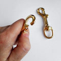 Miniatyrbilde 5 av 5: 4 stk. Messing Enkelt Svingbar Øyebolt Karabinkrok Spenne Passer for Scuba
