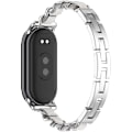 Pikkukuva 2 / 5: Yhteensopiva Xiaomi Mi Smart Band 8 -rannekkeen kanssa, Metalliset säädettävät kudotut rannekkeet, älykello-ranneke, tarvike naisille ja miehille, vaihtohihnoja