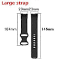 Miniatyrbillede 5 af 5: Sports Silikon Armbåndsur Rem Til Fitbit Charge 5 Udskiftningsrem (Sort)